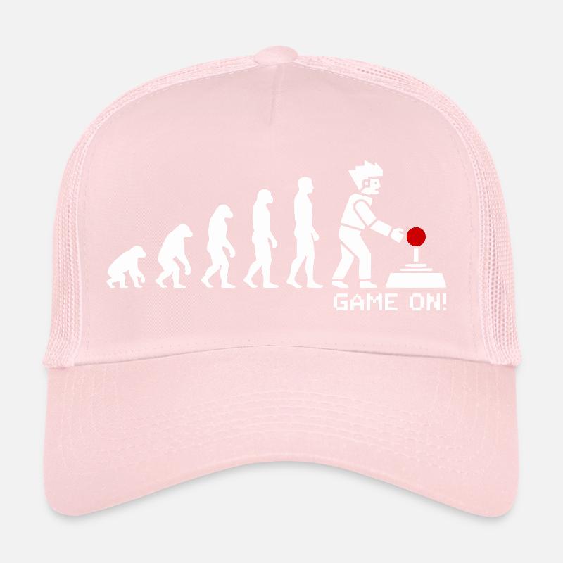 Game On Evolution : Gaming Button Gamer Casquette trucker 