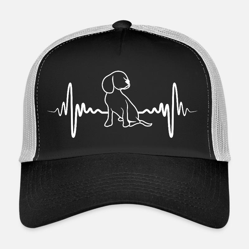 Cardiogramme chiot Casquette trucker 