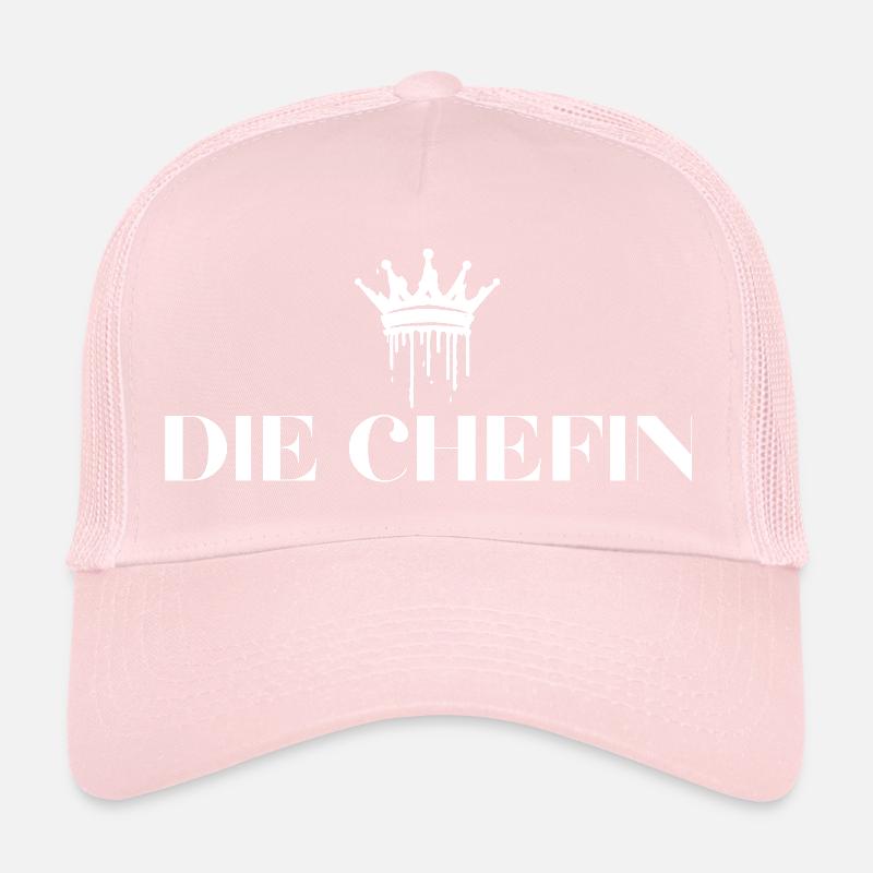 Die Chefin Krone Chefin Geschenke Trucker Cap