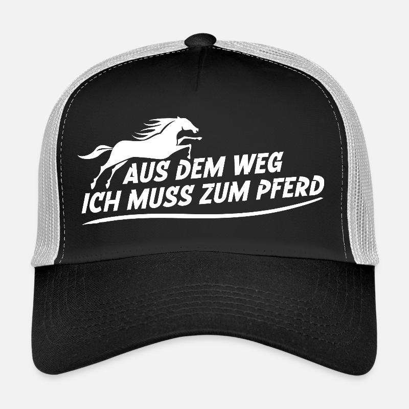 Écartez-vous, je dois aller vers le cheval Casquette trucker 