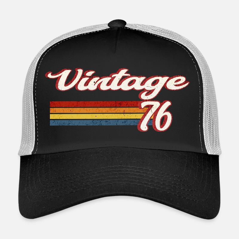 Vintage76 Retro Geburtstag Trucker Cap