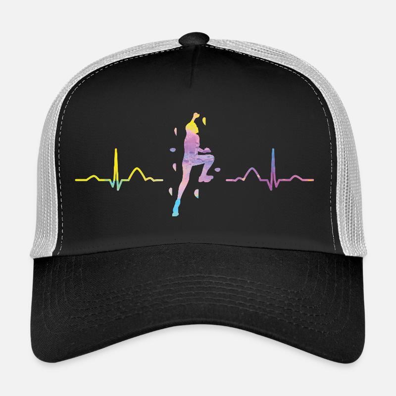 Boulderer Herzschlag Boulder Bouldern Trucker Cap