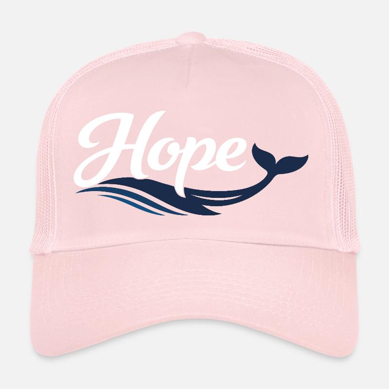 Hope Wal Typographie Casquette trucker 