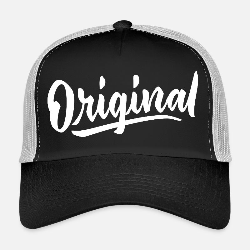 Original Minimalist Schriftzug Design Trucker Cap