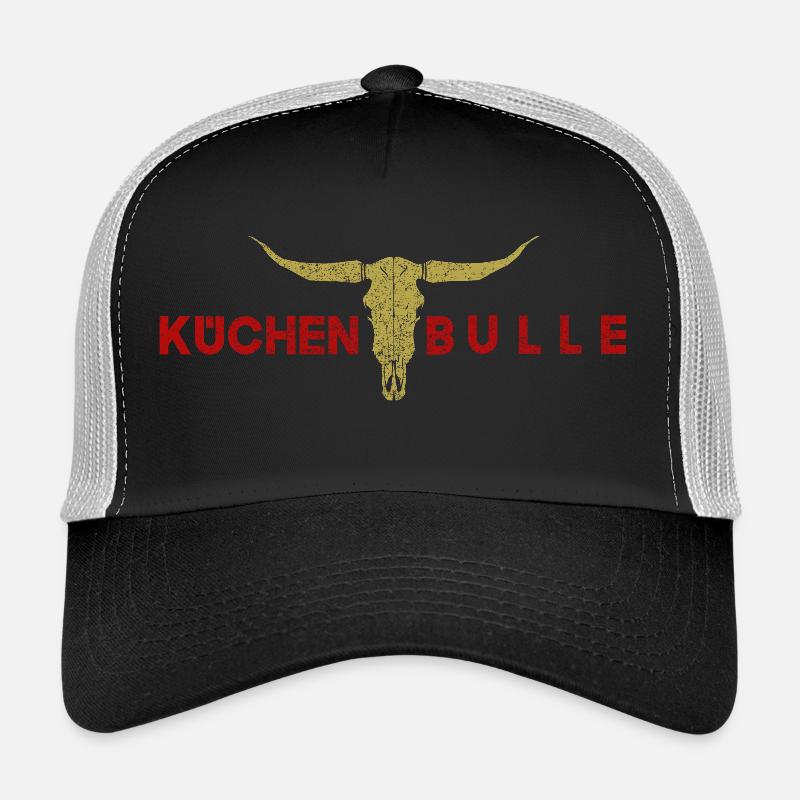 Küchenbulle rot gold Trucker Cap
