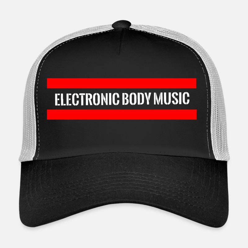 Musique électronique pour le corps - Casquette trucker  - noir/gris pierre