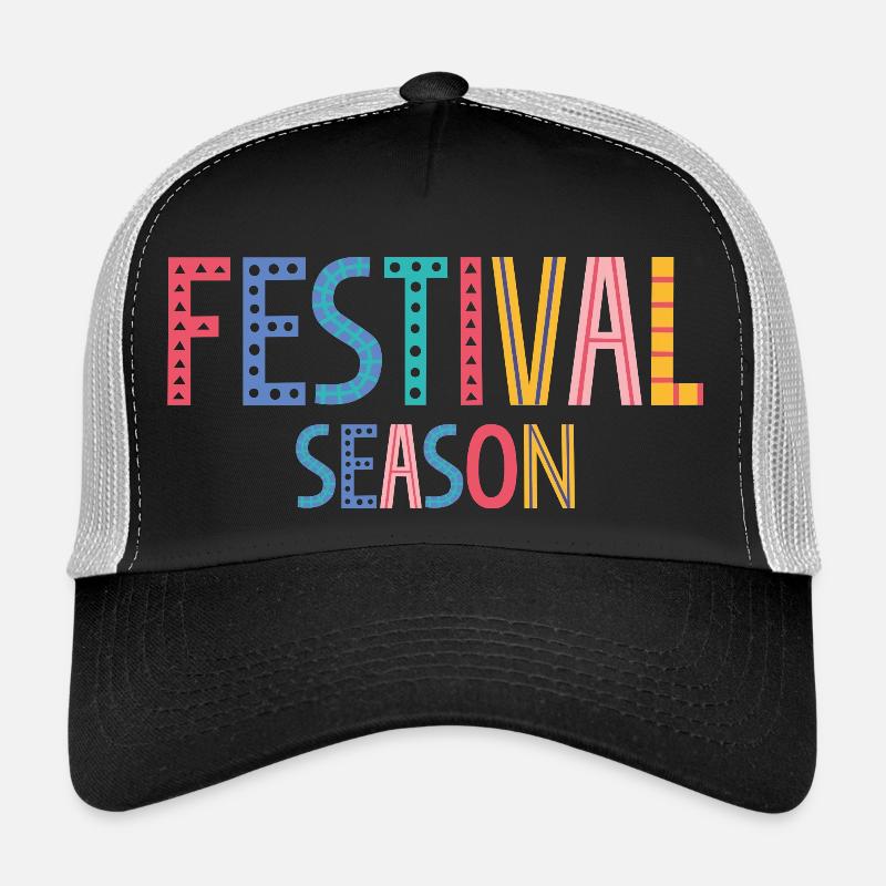 Festival - Trucker Cap - Schwarz/Steingrau