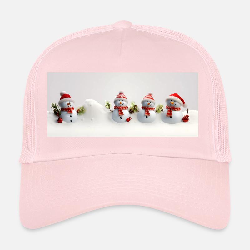 Weihnachts-Schneemann Trucker Cap