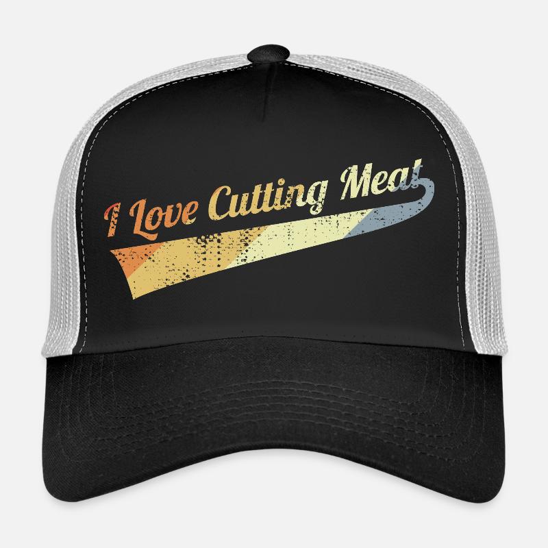 J’adore couper la viande Casquette trucker 