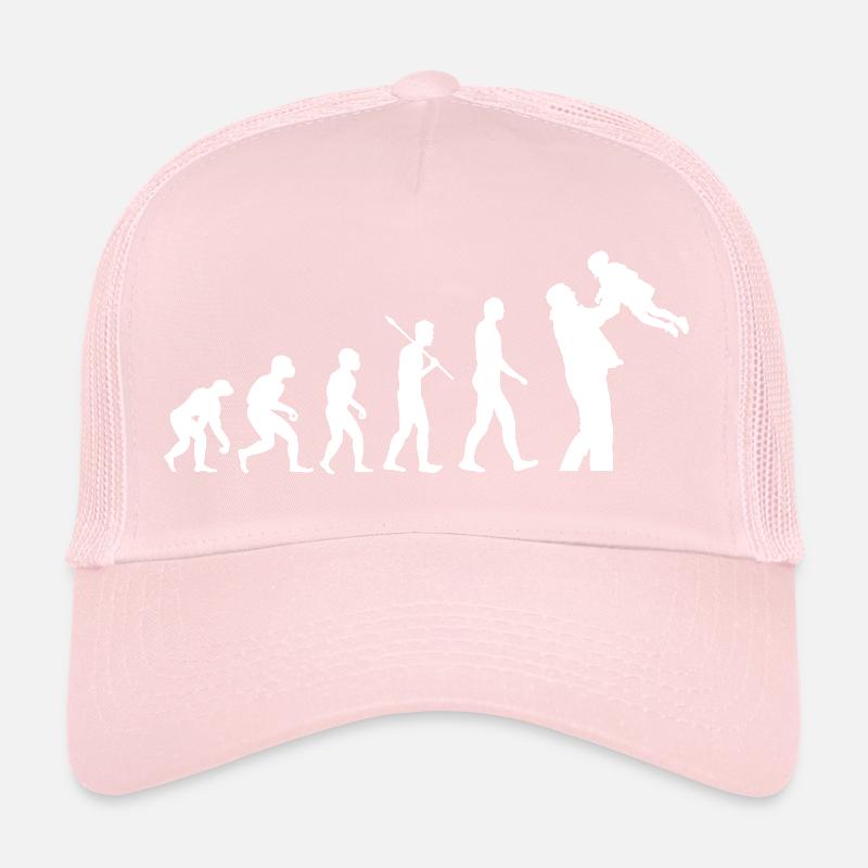 Evolution de l’humanité Amour familial Casquette trucker 