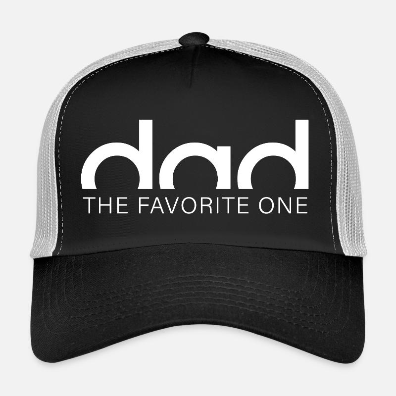 dad – the favorite one. - Trucker Cap - Schwarz/Steingrau