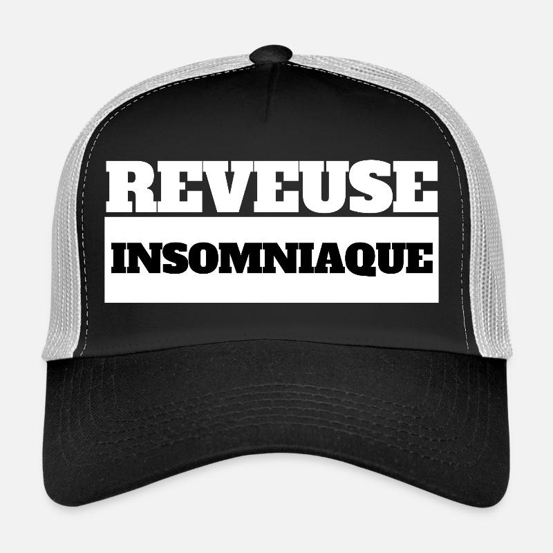 Schlafloser Träumer - Schwarzer Humor Trucker Cap