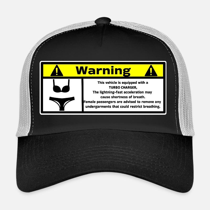 Avertissement Automobile  Casquette trucker 