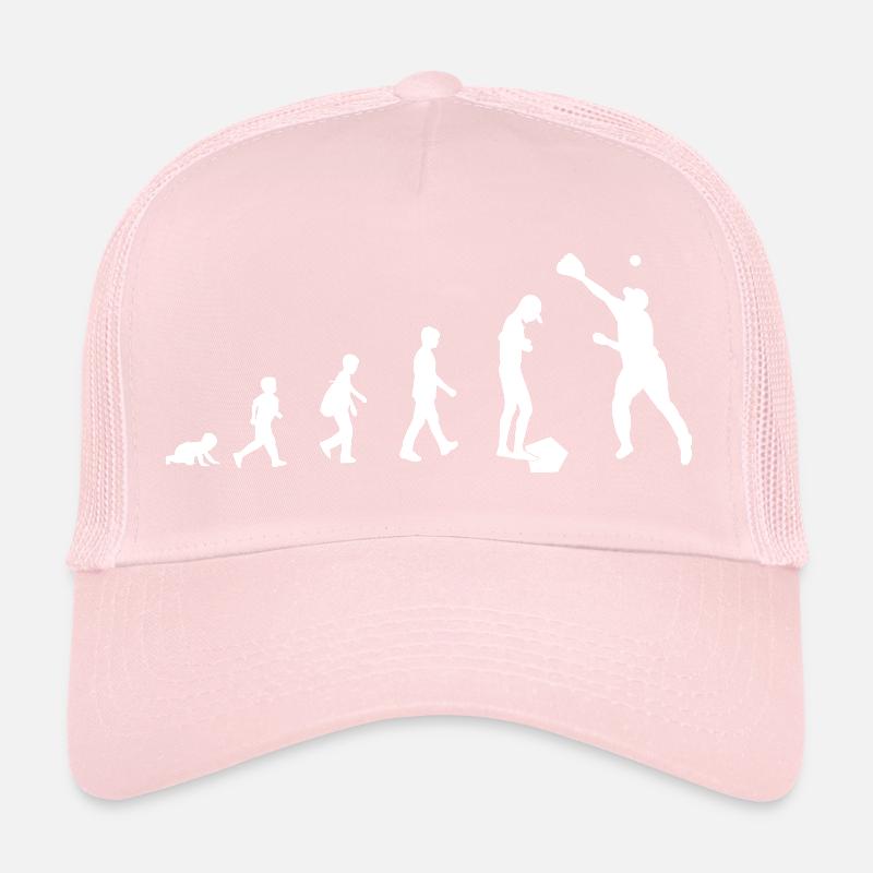 Évolution du bébé au joueur de baseball / sport Casquette trucker 
