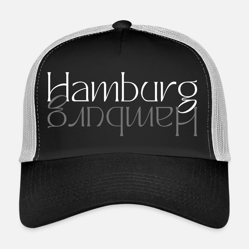 Hamburg Wordmark Mirror Trucker Cap