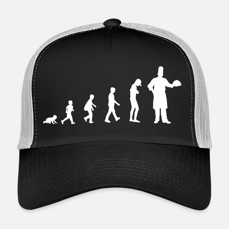Évolution du bébé au chef / restaurant Casquette trucker 