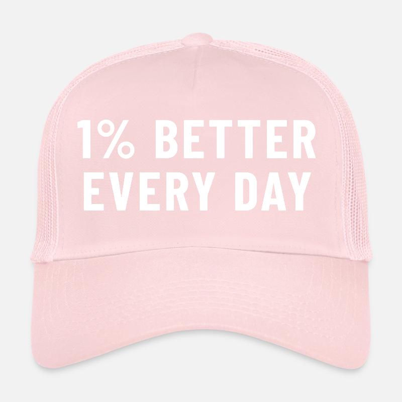 1 % mieux chaque jour Casquette trucker 