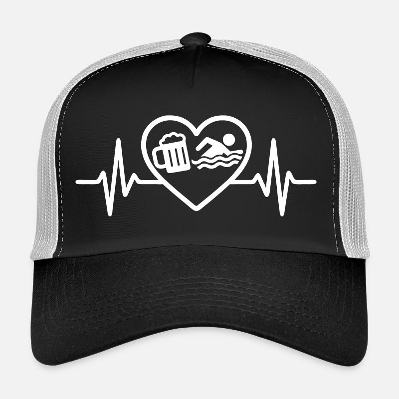 Herzschwimmendes Bier Trucker Cap