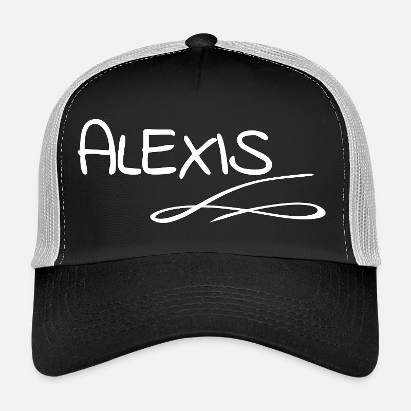 Alexis comme prénom Casquette trucker 