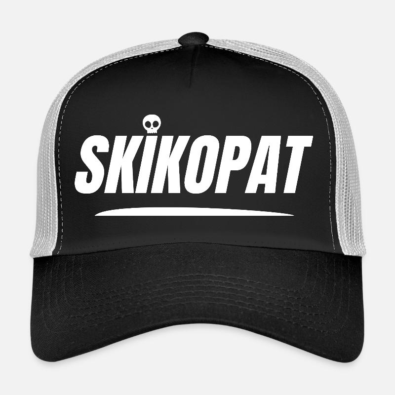 SKIKOPAT! - Trucker Cap - Schwarz/Steingrau