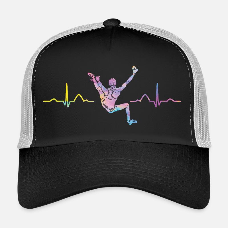 Battement de cœur de Boulderer Bloc Bloc Casquette trucker 