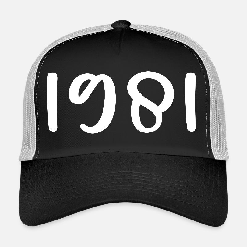 1981 Limitierte Auflage 45. Geburtstag 1981 Trucker Cap