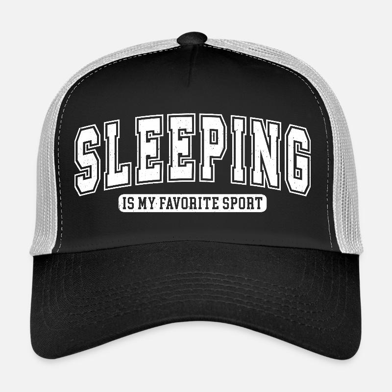 Dormir est mon sport préféré. S’amuser à dormir Casquette trucker 