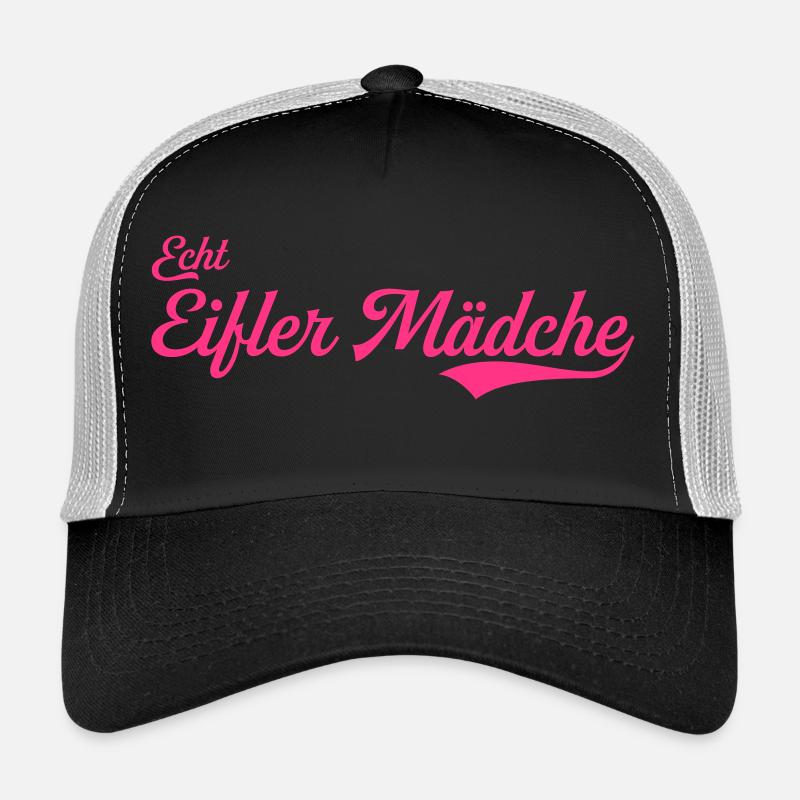 Echt Eifler Mädche - Trucker Cap - Schwarz/Steingrau