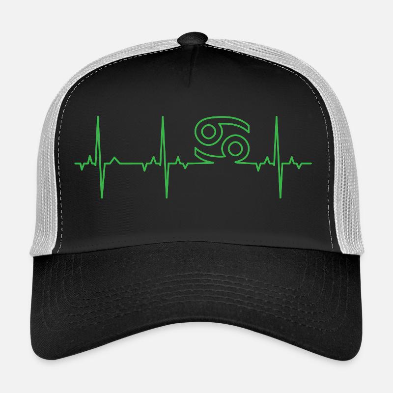 EKG Sternzeichen - Krebs Trucker Cap