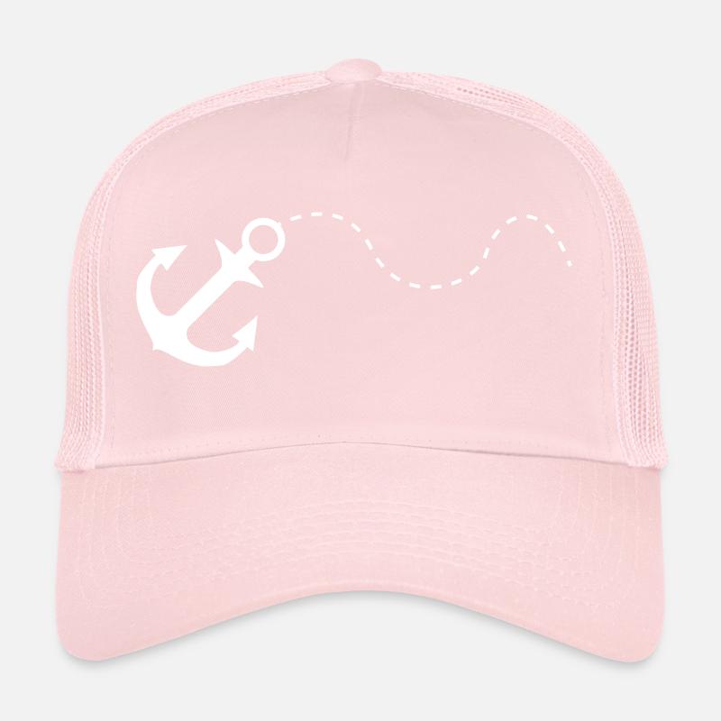 ancre white Casquette trucker 