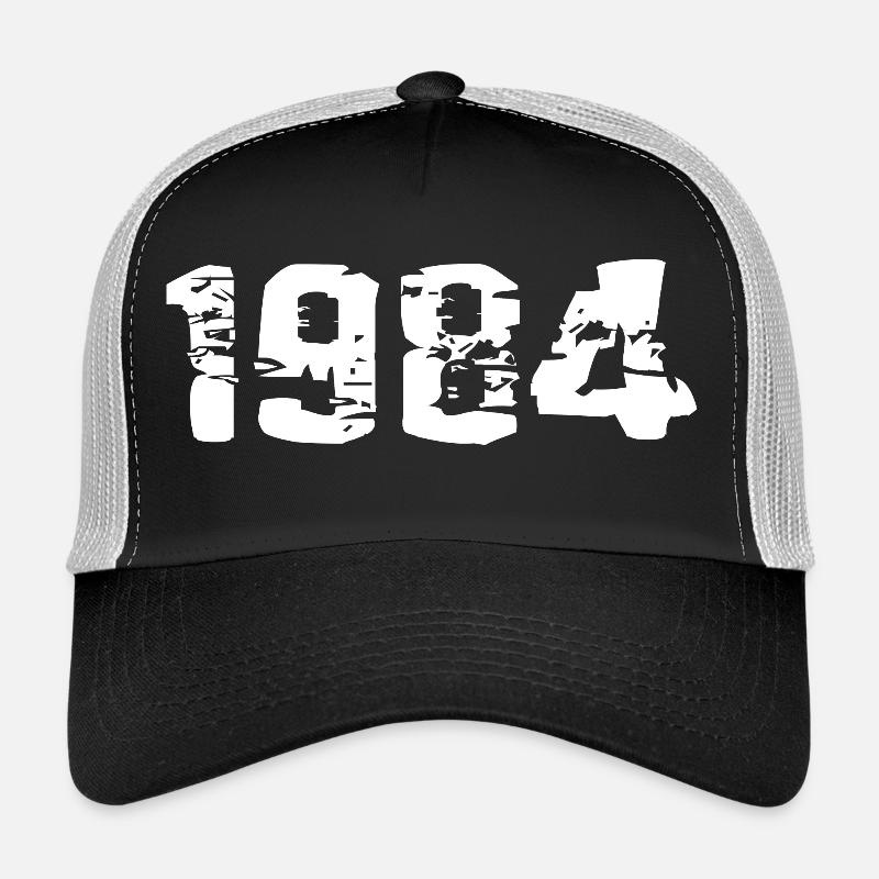 année de naissance - Casquette trucker  - noir/gris pierre