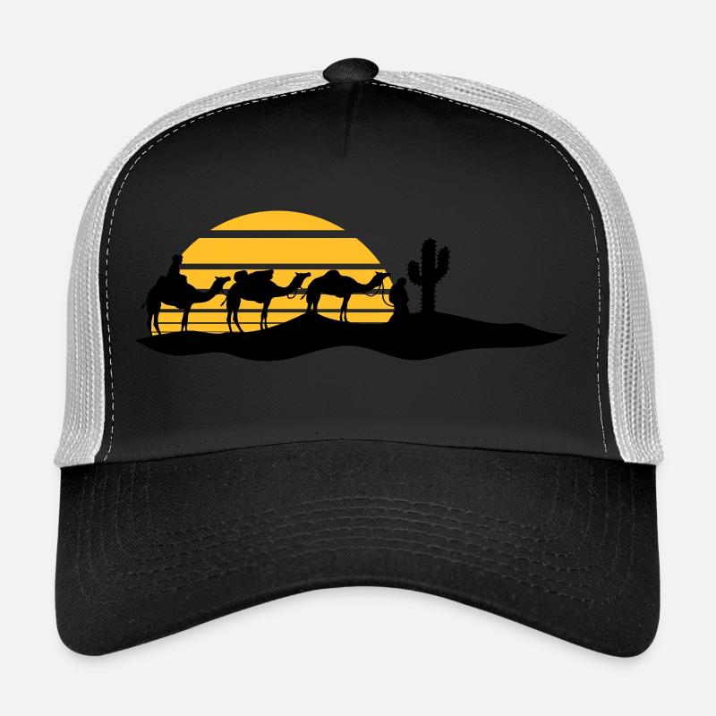 coureur de caravane de bande de soleil voyage cactus kame Casquette trucker 