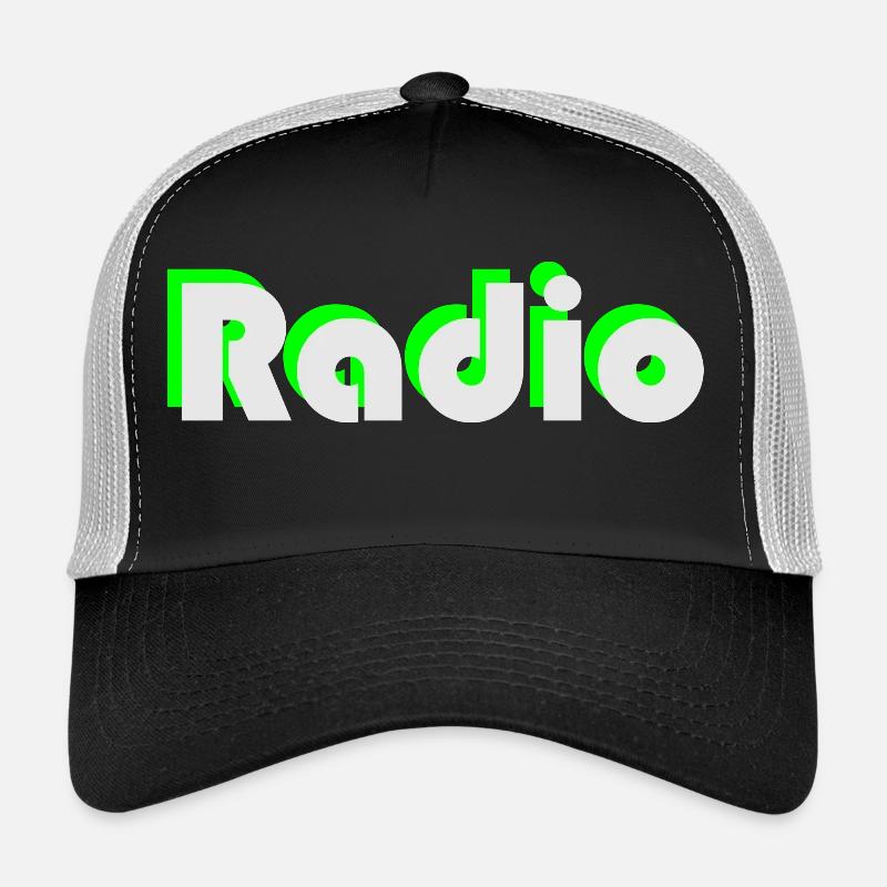 Radio - Trucker Cap - Schwarz/Steingrau