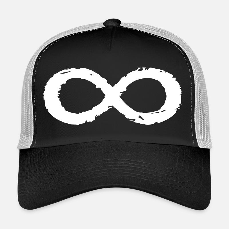Unendlichkeitszeichen Symbol Immer und Ewig Trucker Cap