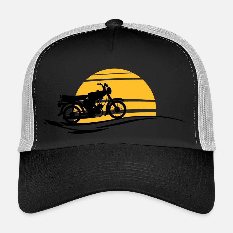 Fahrzeug - Simson Sonne - Trucker Cap - Schwarz/Steingrau