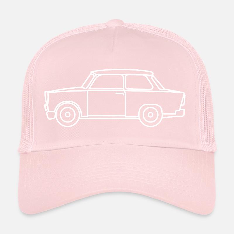 Trabi Symbol DDR Ost Oldtimer Contours Icône Casquette trucker 