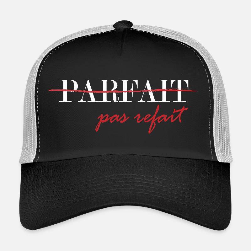 Perfekt, nicht erneuert (weiß) Trucker Cap
