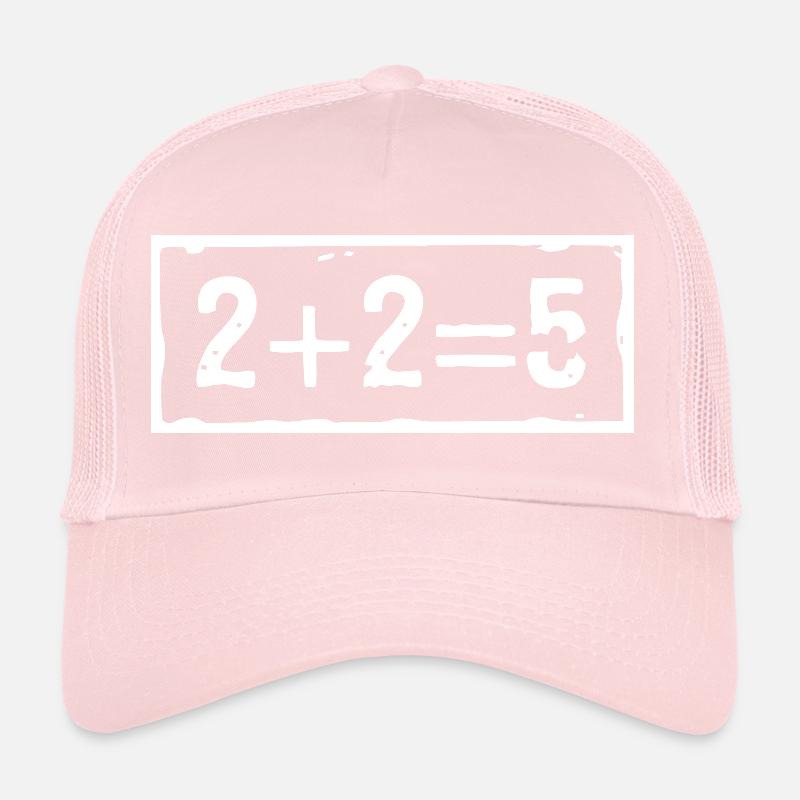 2 plus 2 equals 5 (dark) Trucker Cap