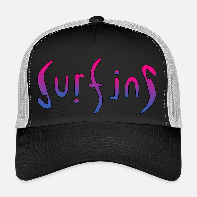 Surf - Casquette trucker  - noir/gris pierre