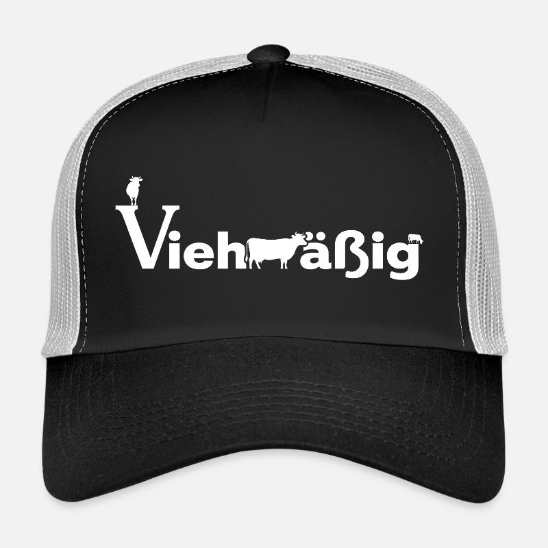 Livestock-wise - Trucker Cap - black/stone grey