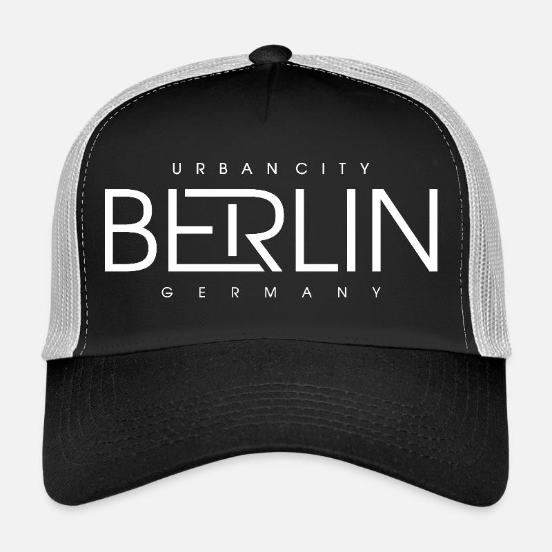 Berlin Skyline Silhouette Deutschland Trucker Cap