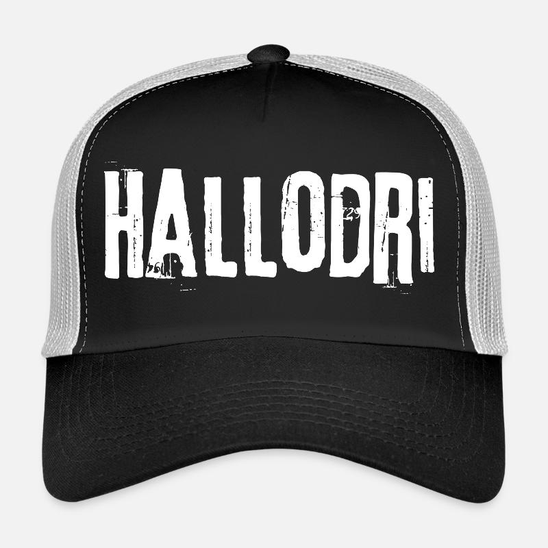 Hallodri - Trucker Cap - black/stone grey