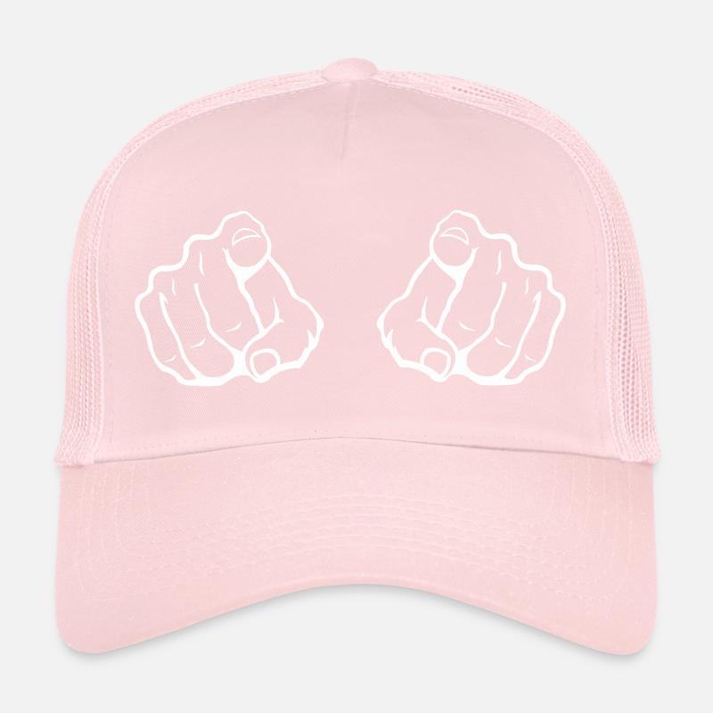 Deux index qui attirent l’attention Casquette trucker 