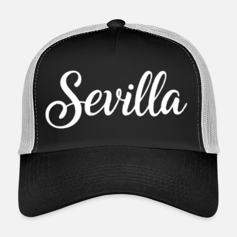 Lettrage à la main de Séville Casquette trucker 