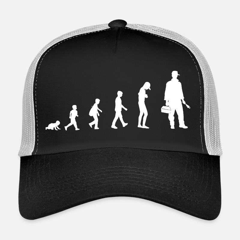 Évolution du bébé au plombier Casquette trucker 