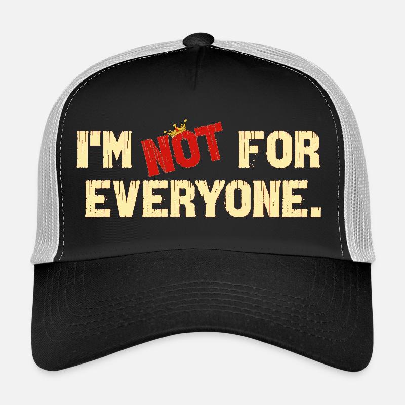 im1 - Trucker Cap - Schwarz/Steingrau