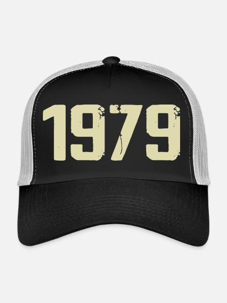 Jubilé 1979 - Casquette trucker  - noir/gris pierre - Devant