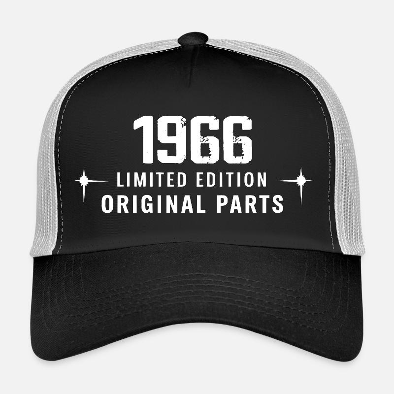 Vintage 1966 - Trucker Cap - Schwarz/Steingrau