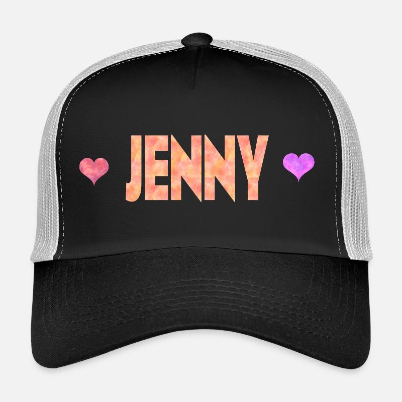 Jenny - Trucker Cap - Schwarz/Steingrau
