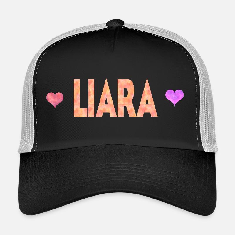 Liara - Trucker Cap - Schwarz/Steingrau